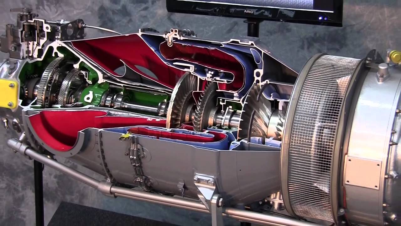 what the inside of a pt6 engine looks like